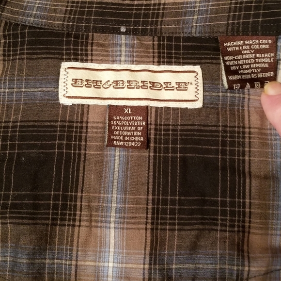 Bit&Bridle Rideo Show Women's Button Collar Shirt - Picture 6 of 6